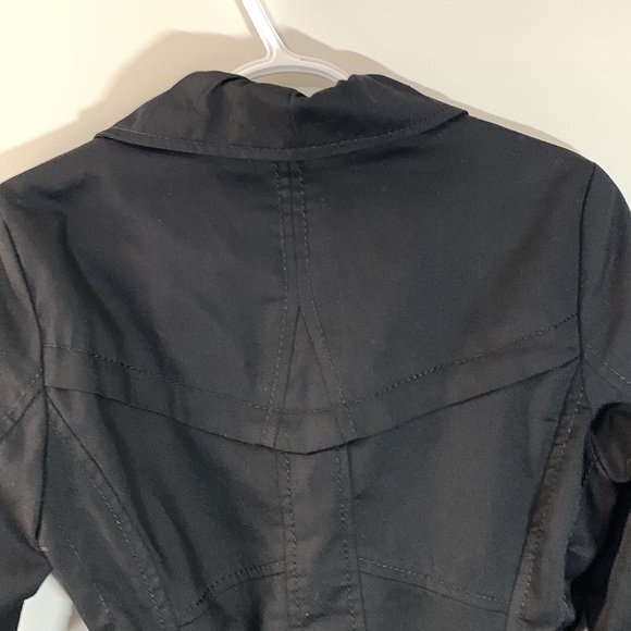 𝅺VERO Moda Duffy Short Trench Coat Size M - Picture 6 of 10